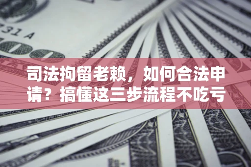济南司法拘留老赖，如何合法申请？搞懂这三步流程不吃亏！