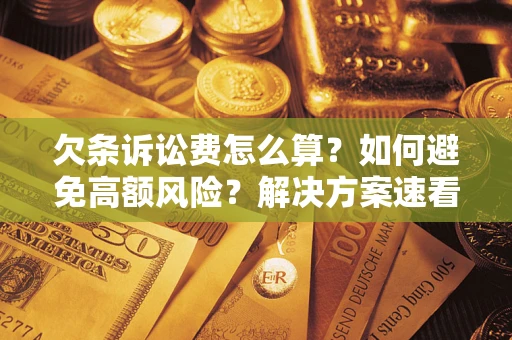 济南欠条诉讼费怎么算？如何避免高额风险？解决方案速看！