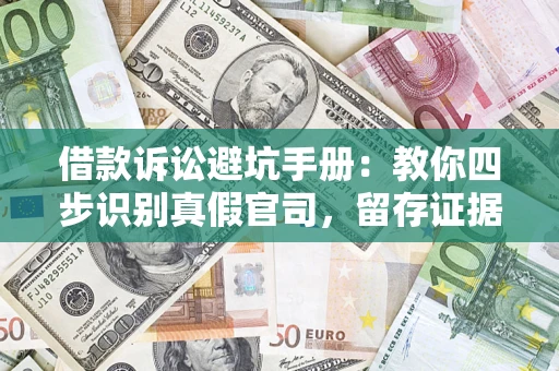 济南借款诉讼避坑手册：教你四步识别真假官司，留存证据不踩雷