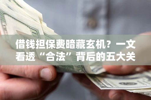 济南借钱担保费暗藏玄机？一文看透“合法”背后的五大关键陷阱